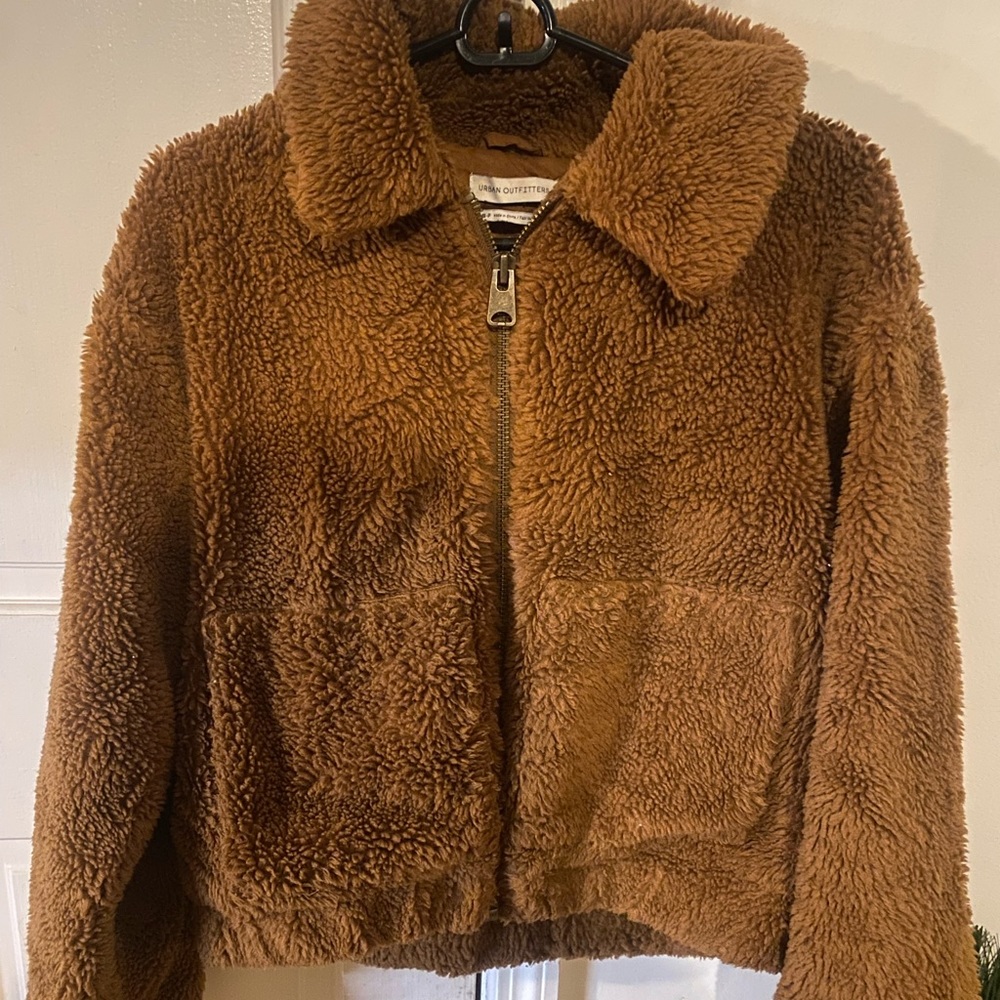 Urban Outfitters Sherpa Crop Jacket